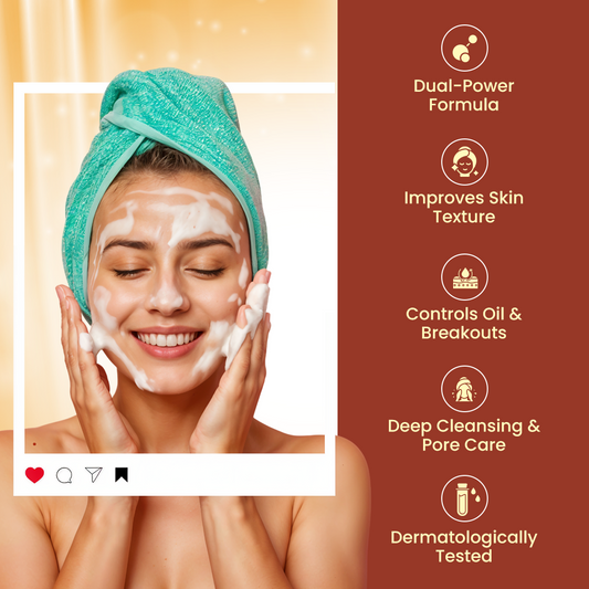 Niacinamide & Glycolic Acid Face Wash – 100ML